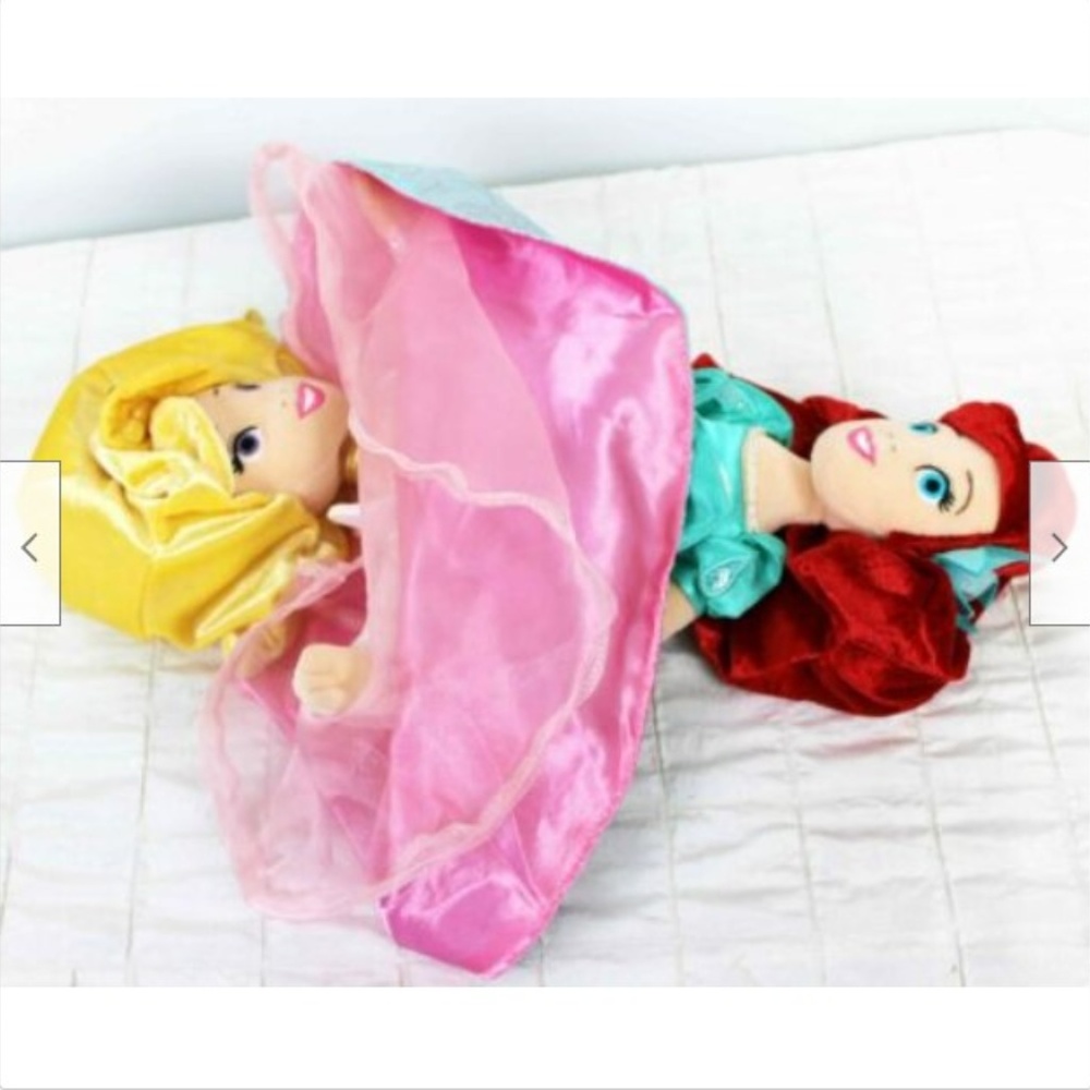 Disney Park Princess Doll Topsy Turvy Aurora Ariel